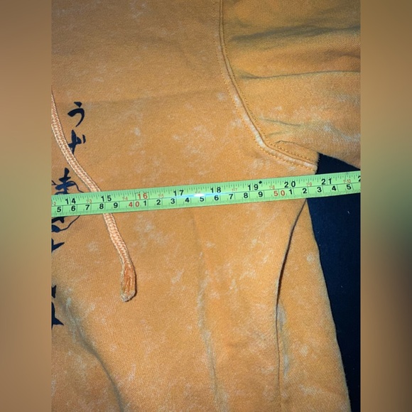 Naruto Shippuden Graphic Tie Dye Hoodie sweatshirt size L GUC* - Picture 7 of 8